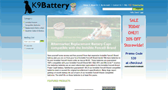 Desktop Screenshot of k9battery.com